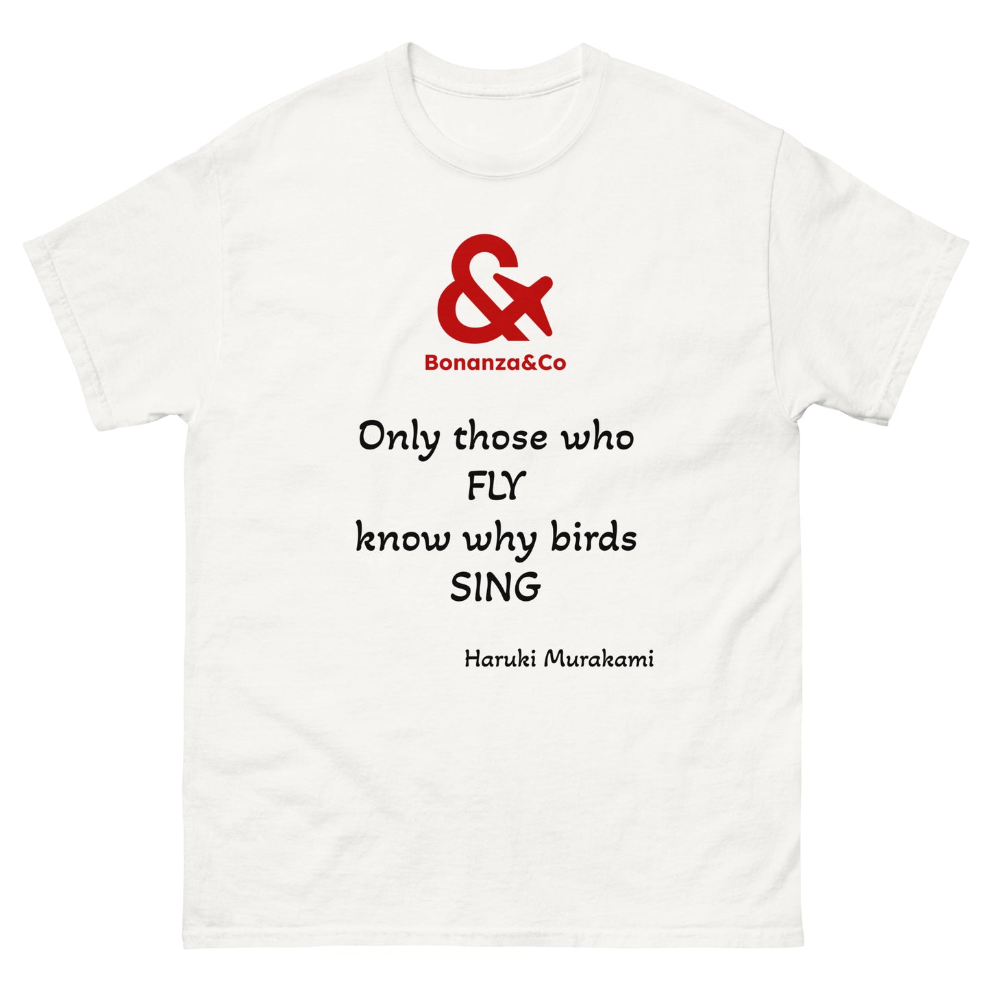 T-Shirt phrase Murakami en anglais pour les fans d'aviation