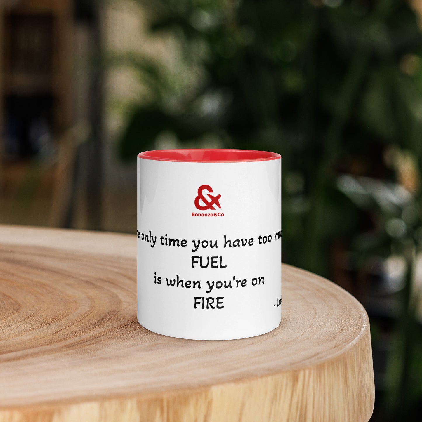 Mug phrase Inconnu en anglais pour les fans d'aviation