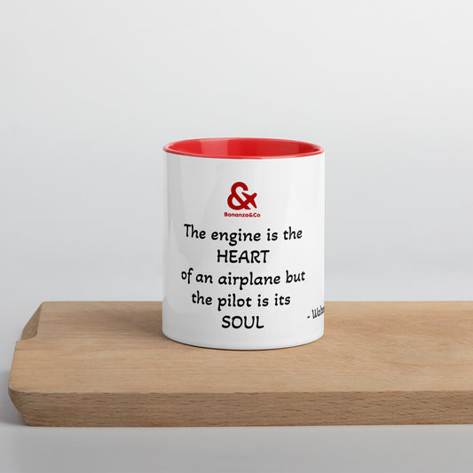 Mug phrase Raleigh en anglais pour les fans d'aviation