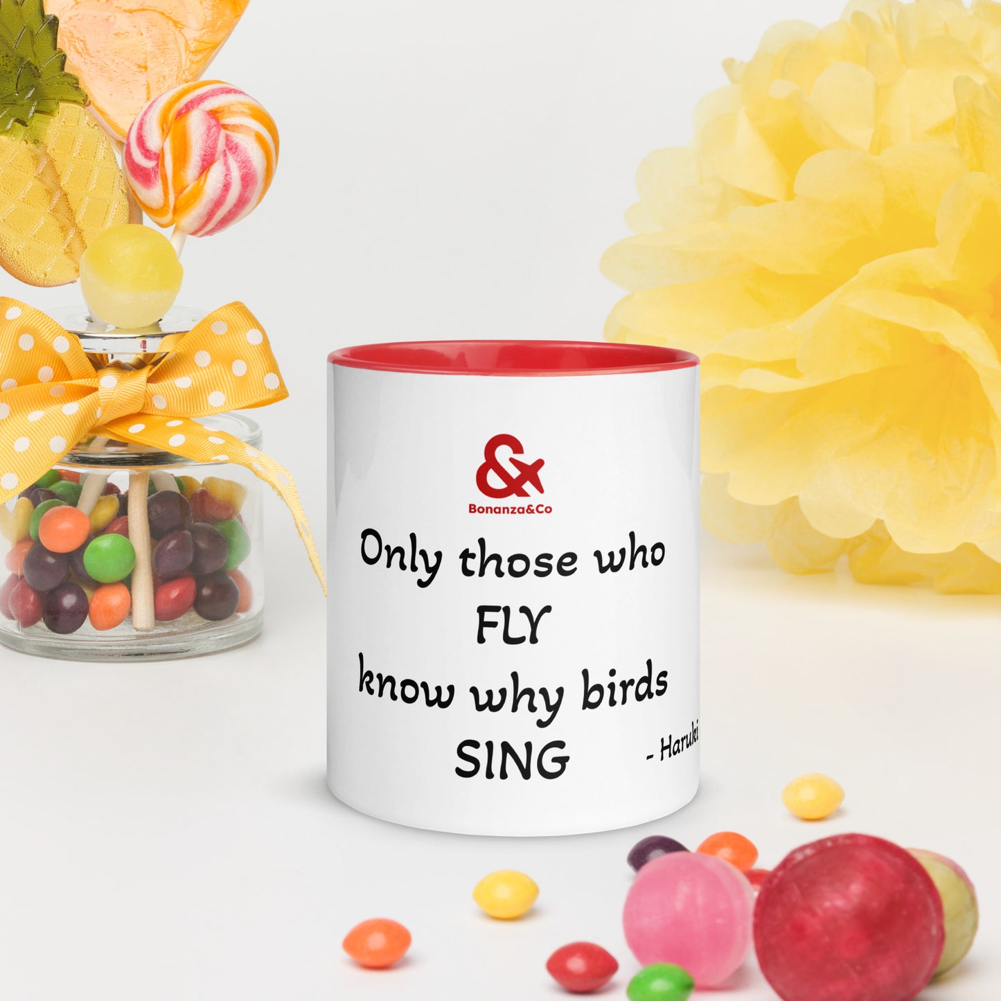 Mug phrase Murakami en anglais pour les fans d'aviation