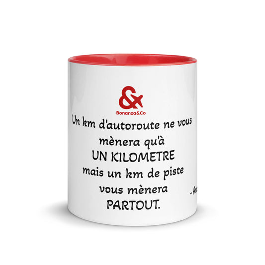 Mug phrase Anonyme en français pour les fans d'aviation