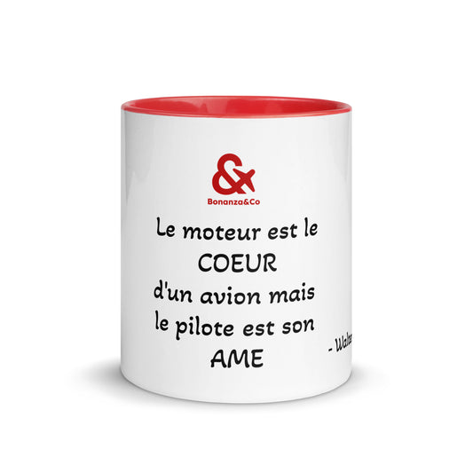 Mug phrase Raleigh en français pour les fans d'aviation