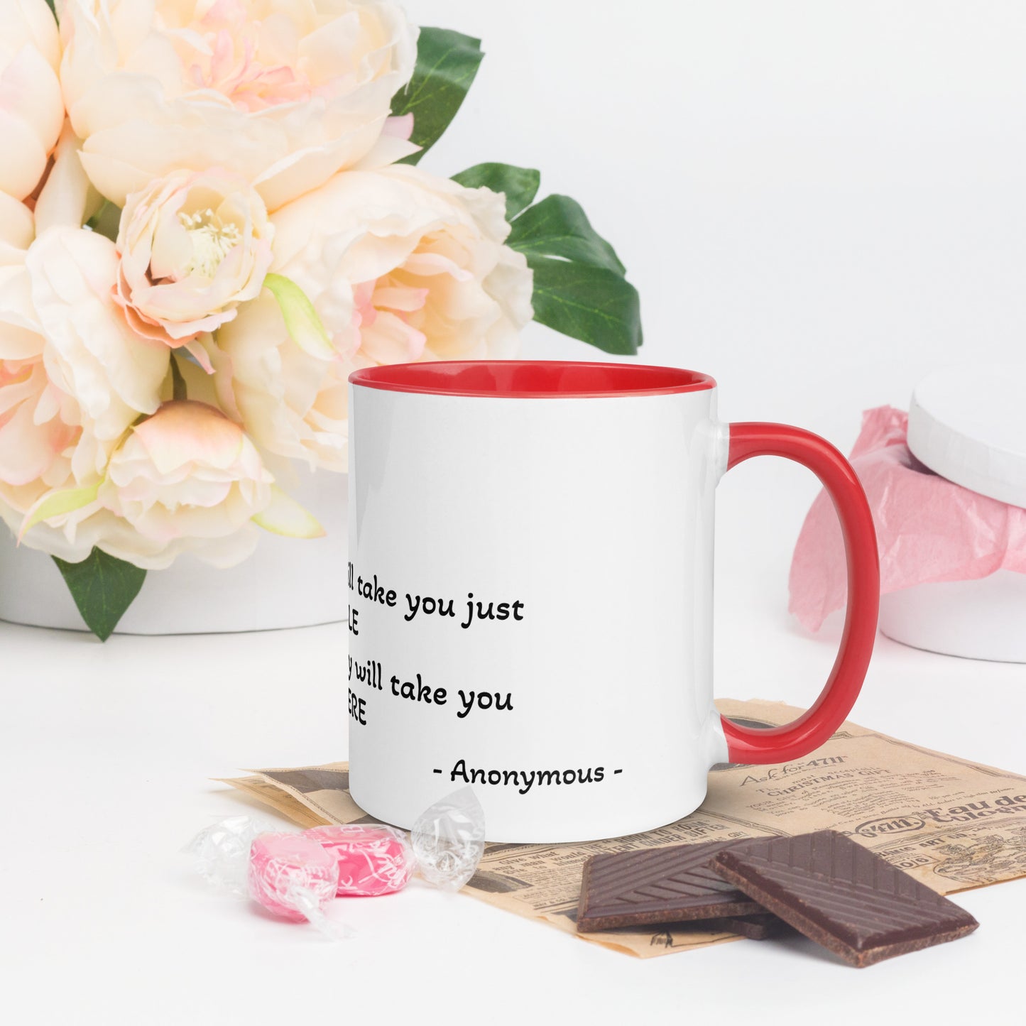 Mug phrase Anonyme en anglais pour les fans d'aviation