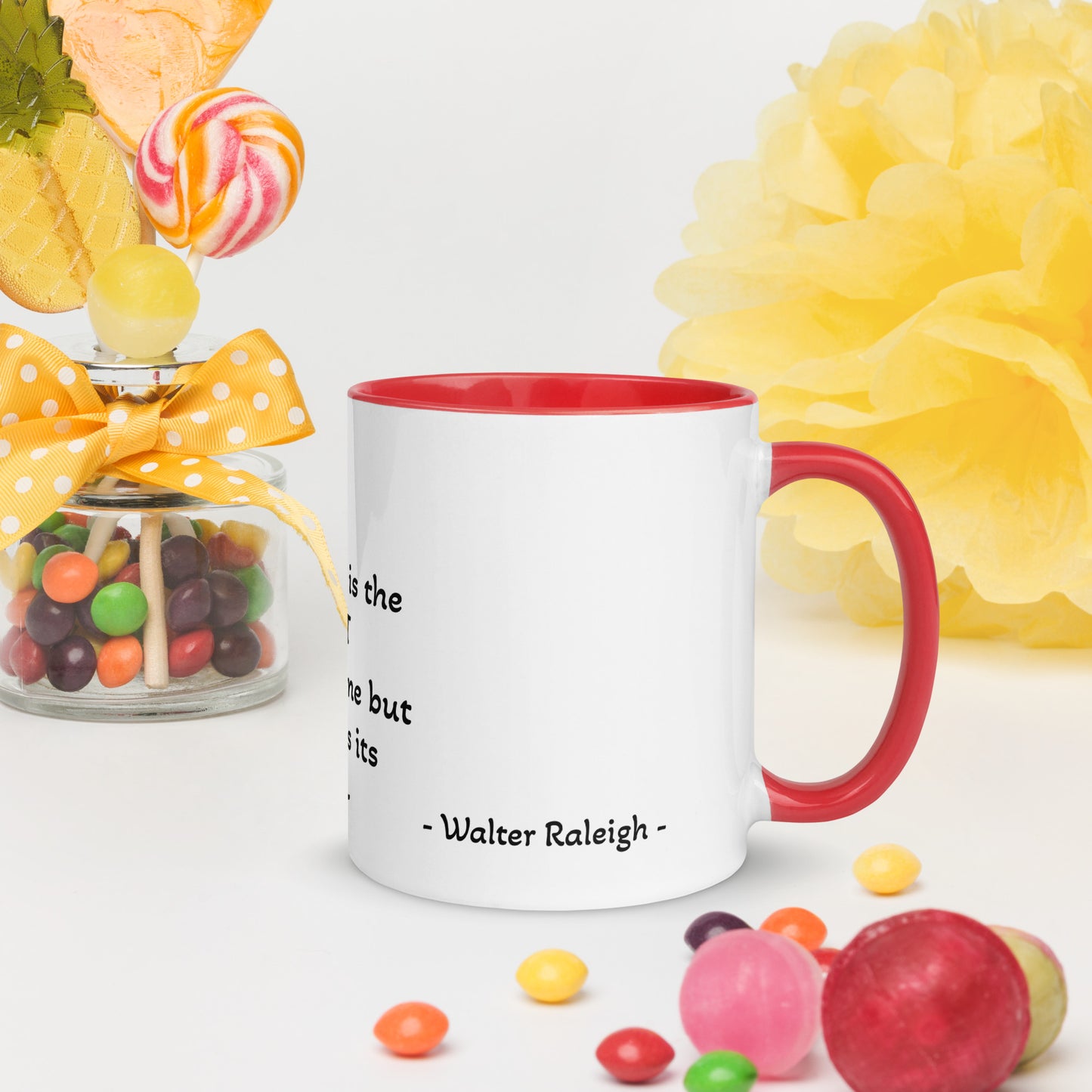 Mug phrase Raleigh en anglais pour les fans d'aviation