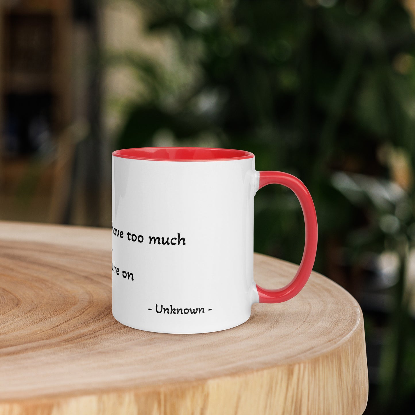 Mug phrase Inconnu en anglais pour les fans d'aviation