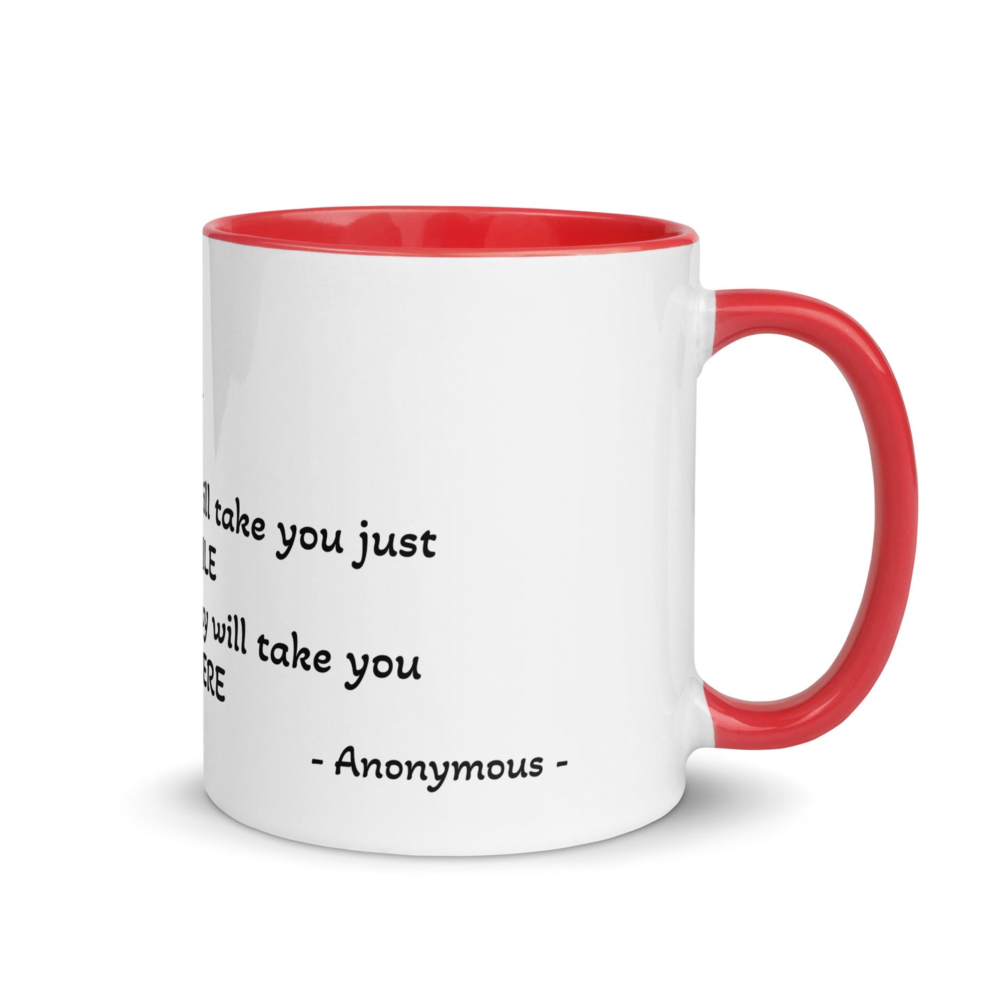 Mug phrase Anonyme en anglais pour les fans d'aviation