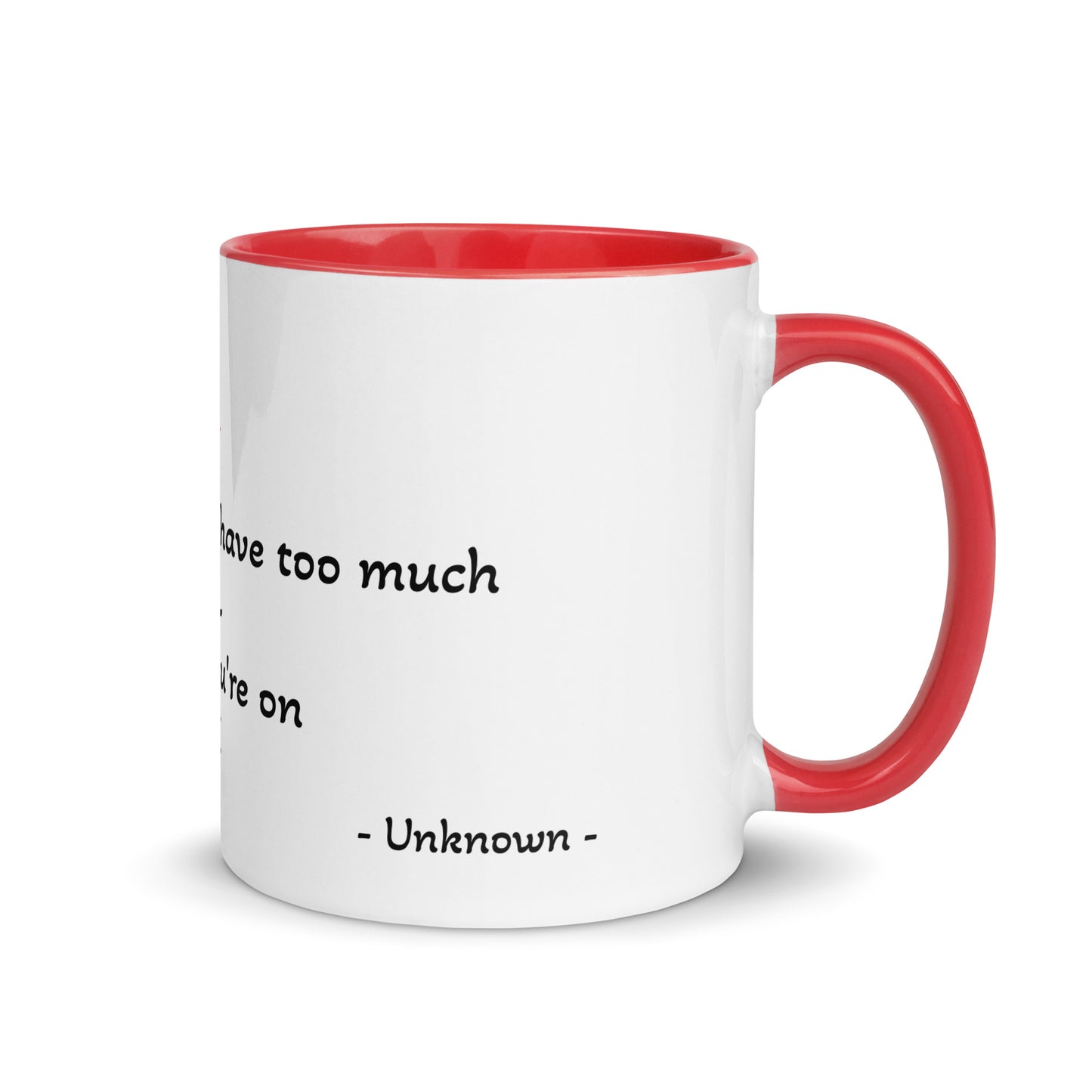 Mug phrase Inconnu en anglais pour les fans d'aviation